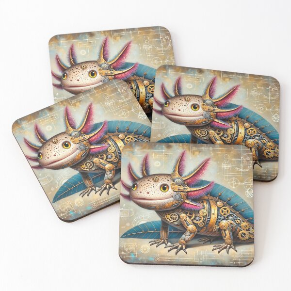Item preview, Steampunk Axolotl designed and sold by NovosArt.