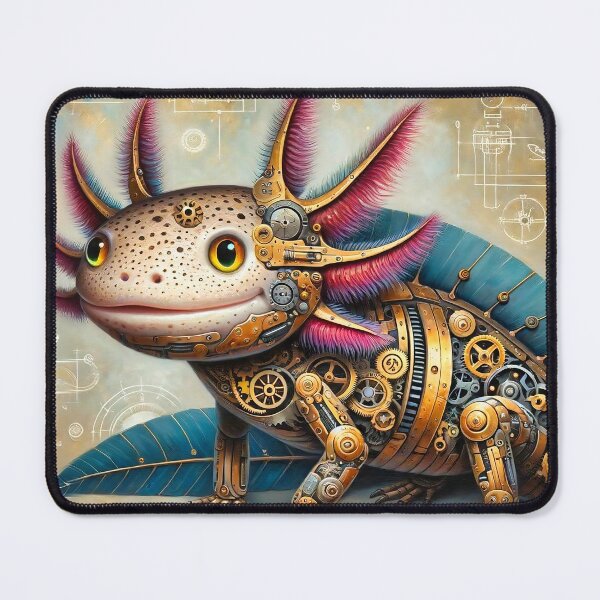 Item preview, Steampunk Axolotl designed and sold by NovosArt.
