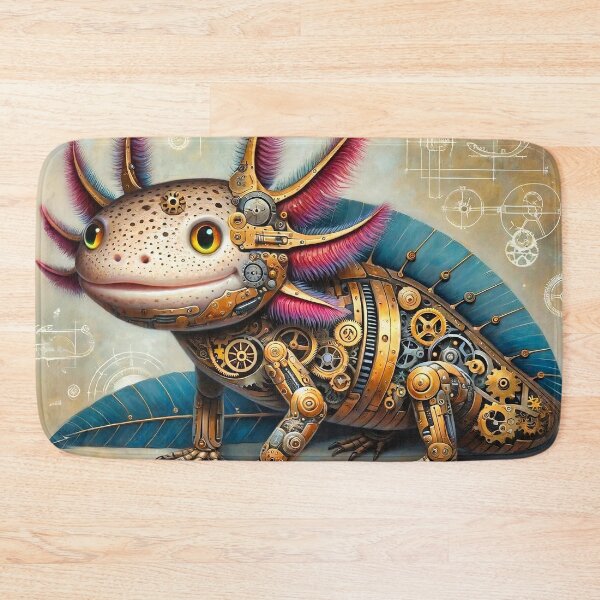 Item preview, Steampunk Axolotl designed and sold by NovosArt.