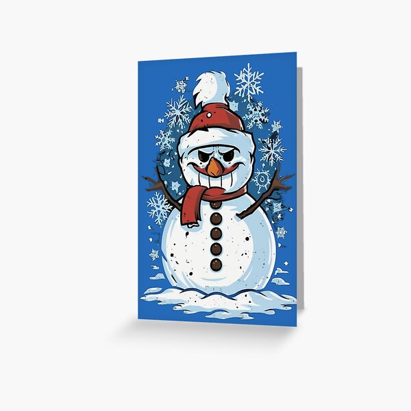 Cute Yeti Drinking Hot Cocoa Blank Holiday Card With Envelope Abominable  Snowman Big Foot Christmas Card Fun Winter Themed Xmas Card 