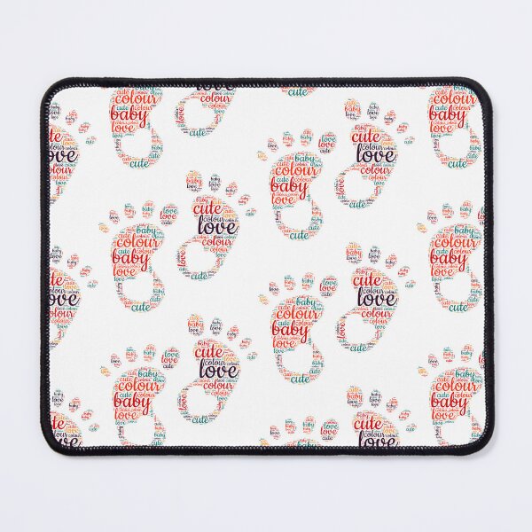 Item preview, children's feet typography designed and sold by Gadet100.