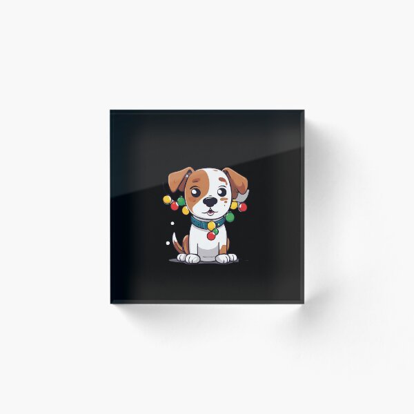 Artikelvorschau, Süßer Weihnachtsmann-Hund entworfen und verkauft von DavidPrintCraft.