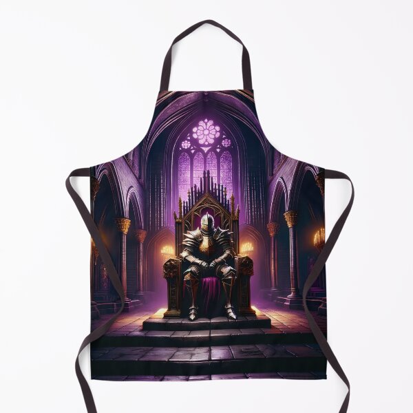 Item preview, The Demon's Dark Soul – Warrior in Plate Armor on the Stone Throne #12 designed and sold by BeNiceOrDie.