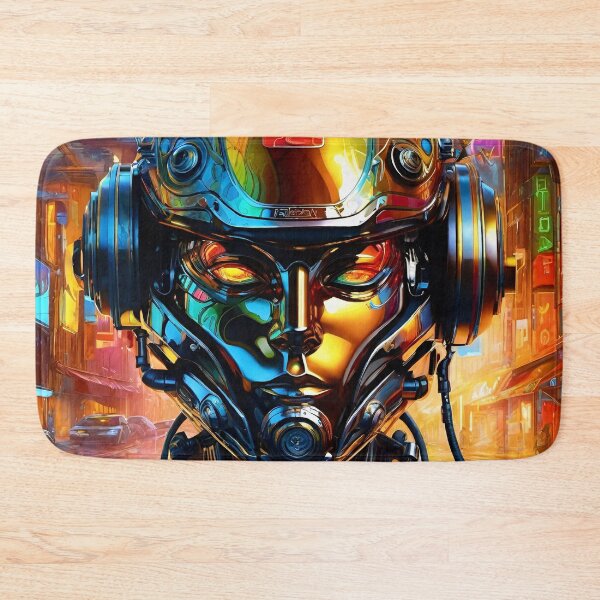 Item preview, Colorful Chrome Robot - Sci Fi art concept designed and sold by Delerat7.