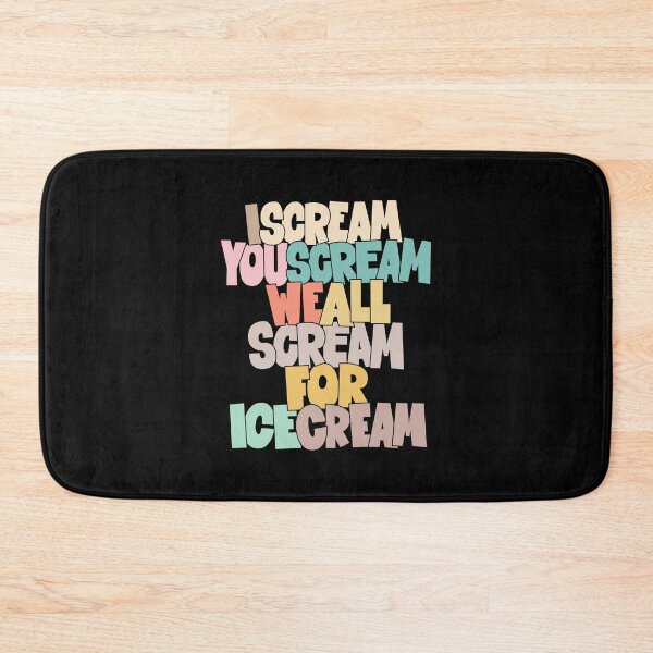 Item preview, I Scream, You Scream, we all scream for ice cream - Roberto Benigni Quote - Down by Law designed and sold by Boogosh.