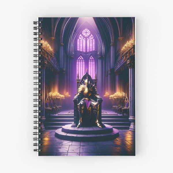 Item preview, The Demon's Dark Soul – Warrior in Plate Armor on the Stone Throne #14 designed and sold by BeNiceOrDie.