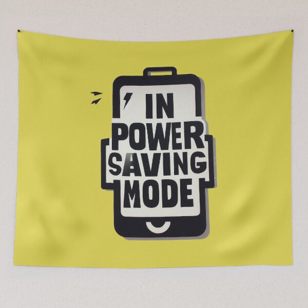 Item preview, En modo de ahorro de energía designed and sold by UnusedPerspective_design.