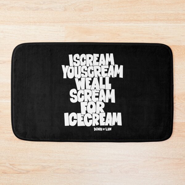 Item preview, I Scream, You Scream, we all scream for ice cream - Roberto Benigni Quote - Down by Law designed and sold by Boogosh.