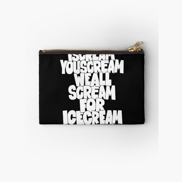 Item preview, I Scream, You Scream, we all scream for ice cream - Roberto Benigni Quote - Down by Law designed and sold by Boogosh.