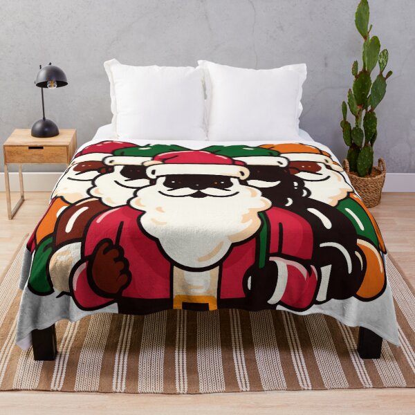 Item preview, Black Santa Coming To Town Christmas designed and sold by KitonicTees.