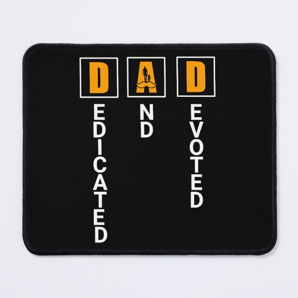 Item preview, dad dedicated dad devoted funny quote designed and sold by dimaxstore.