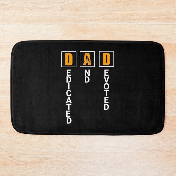 Item preview, dad dedicated dad devoted funny quote designed and sold by dimaxstore.