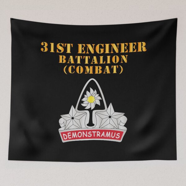Item preview, Army - 31st Engineer Bn (Combat) - DUI - Hat X 300 designed and sold by Military Insignia Products.