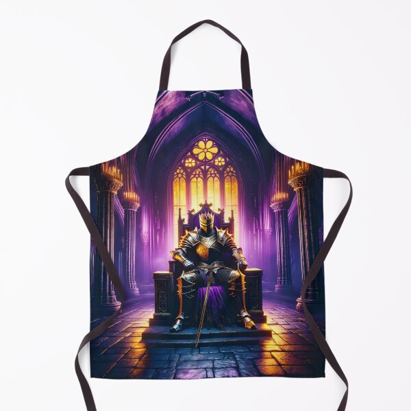 Item preview, The Demon's Dark Soul – Warrior in Plate Armor on the Stone Throne #15 designed and sold by BeNiceOrDie.