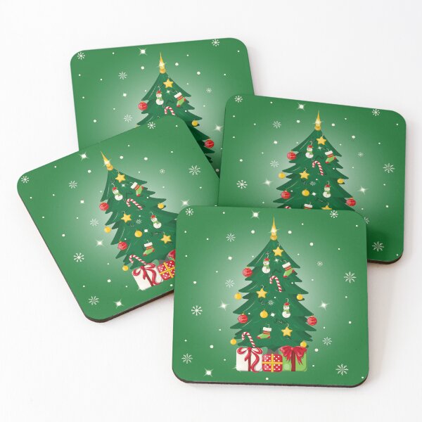Item preview, Merry Christmas festive decorated tree designed and sold by AlonaHerbei.