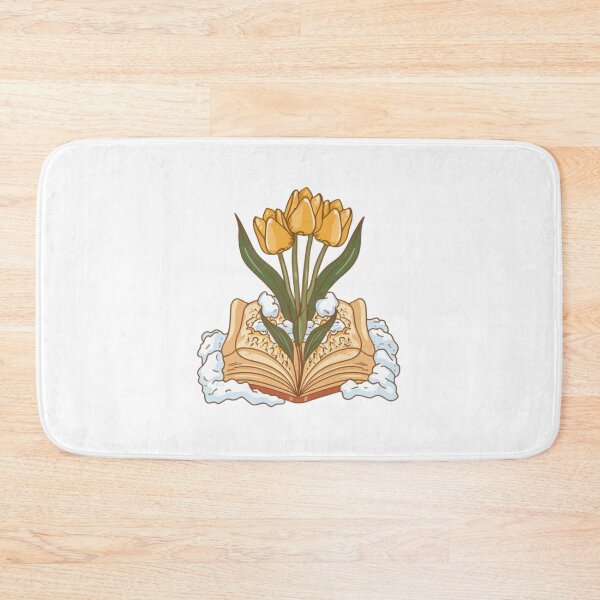 Item preview, Flowers Growing From Book | Three Yellow tulips in the snow designed and sold by CircinusStore.