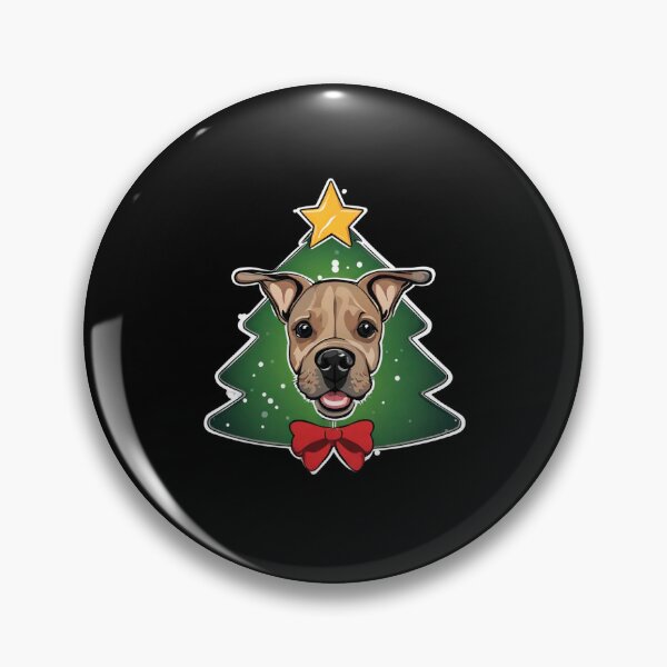 Item preview, Funny Santa Dog on the Christmas Tree designed and sold by DavidPrintCraft.
