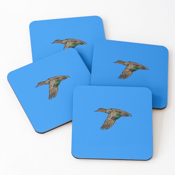 Item preview, Green Winged Teal Black Alternate Design  designed and sold by designsasstultd.