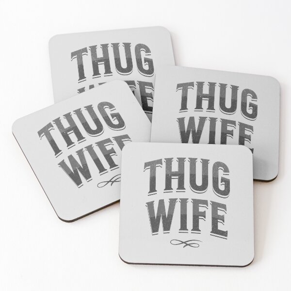 Item preview, "Thug Wife" - Streetwise Humor Thug Life Pun for Cool Spouses designed and sold by lunaticbear.