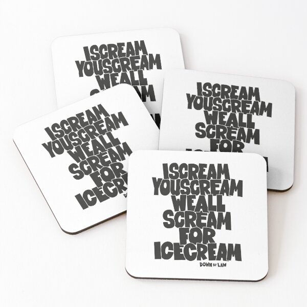 Item preview, I Scream, You Scream, we all scream for ice cream - Roberto Benigni Quote - Down by Law designed and sold by Boogosh.