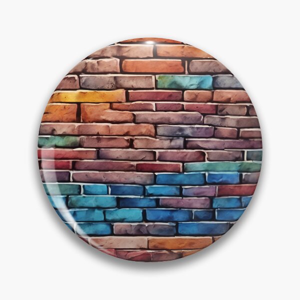 Item preview, Magical Colorful Brick Pattern designed and sold by DigiDreamyArt.
