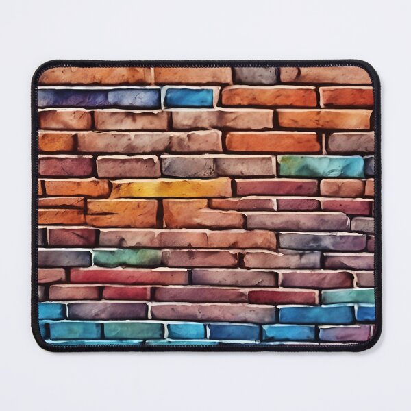 Item preview, Magical Colorful Brick Pattern designed and sold by DigiDreamyArt.
