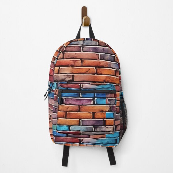 Item preview, Magical Colorful Brick Pattern designed and sold by DigiDreamyArt.