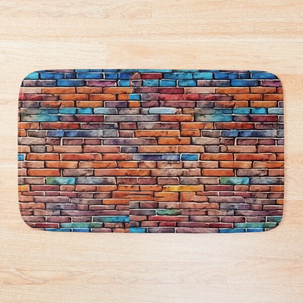 Item preview, Magical Colorful Brick Pattern designed and sold by DigiDreamyArt.