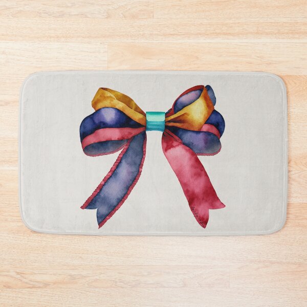 Item preview, AP267-13 Colorful Watercolor Ribbon Bow designed and sold by DuckyRubin.
