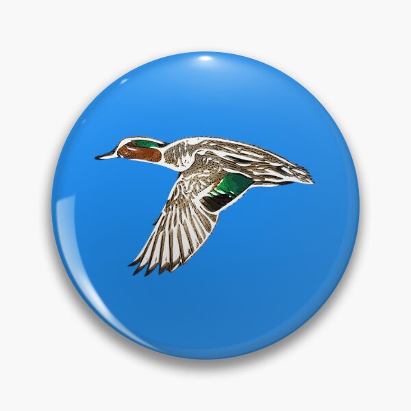 Item preview, Green Winged Teal White Alternate Design  designed and sold by designsasstultd.