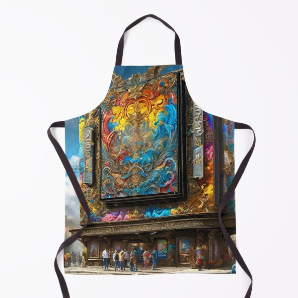 Item preview, Movie Theater 2077 - Surreal Fantasy art concepts designed and sold by Delerat7.