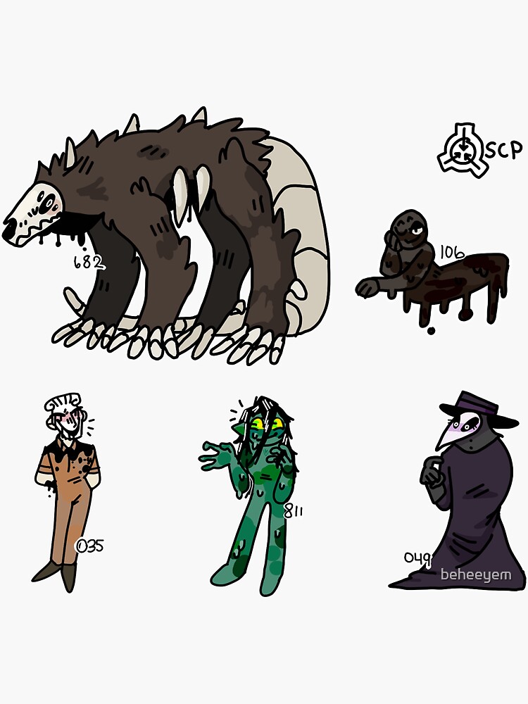 SCP 3008-1  Sticker for Sale by brokengrin