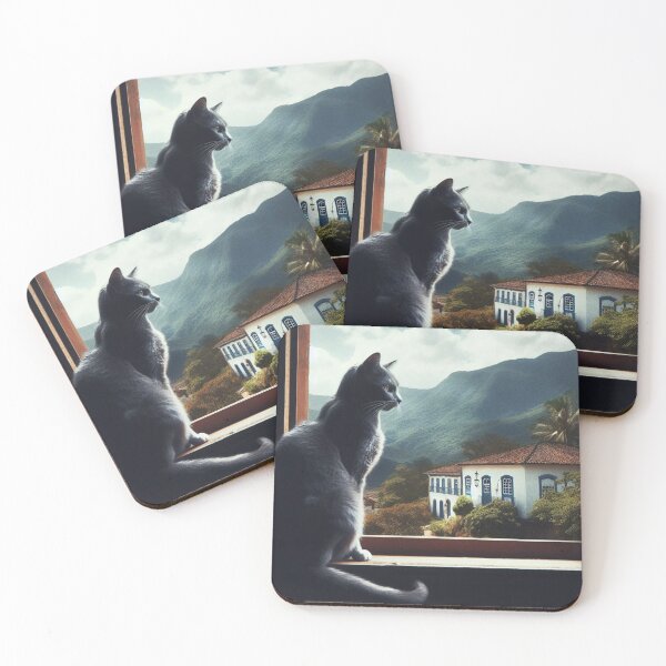 Item preview, Another cat on a window designed and sold by TatiRibeiro.