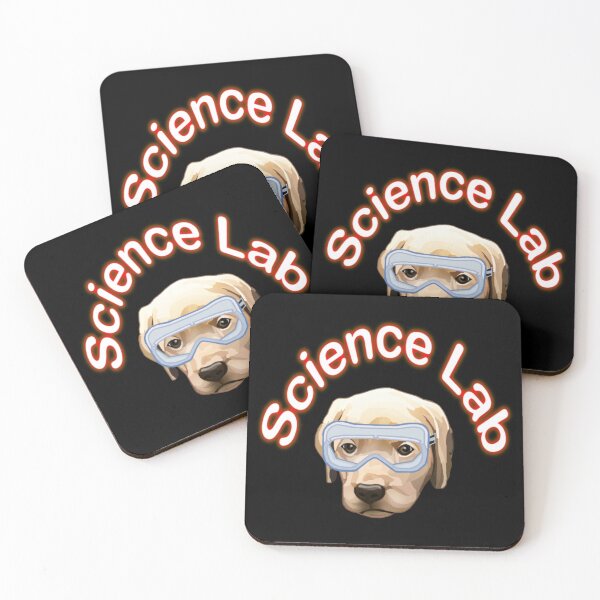 Item preview, Funny Science Lab Yellow Labrador Pun designed and sold by Deborah Camp.