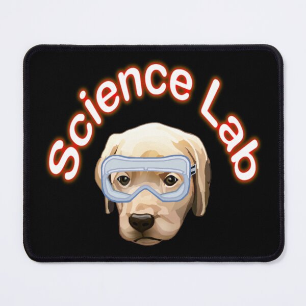 Item preview, Funny Science Lab Yellow Labrador Pun designed and sold by Deborah Camp.