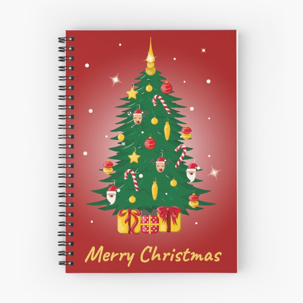 Item preview, Merry Christmas festive decorated tree designed and sold by AlonaHerbei.