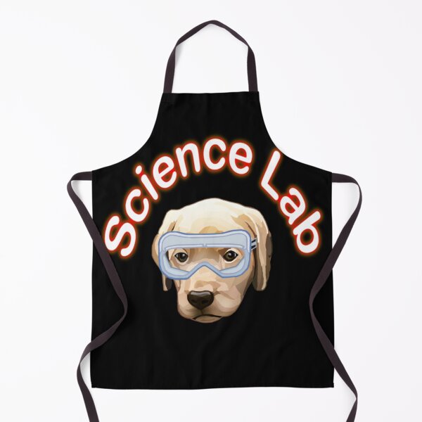 Item preview, Funny Science Lab Yellow Labrador Pun designed and sold by Deborah Camp.