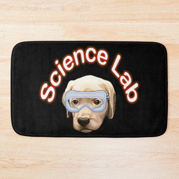 Item preview, Funny Science Lab Yellow Labrador Pun designed and sold by Deborah Camp.