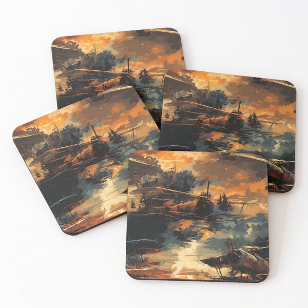 Item preview, Biplane Flying Over A Trench designed and sold by ShiningInDark.