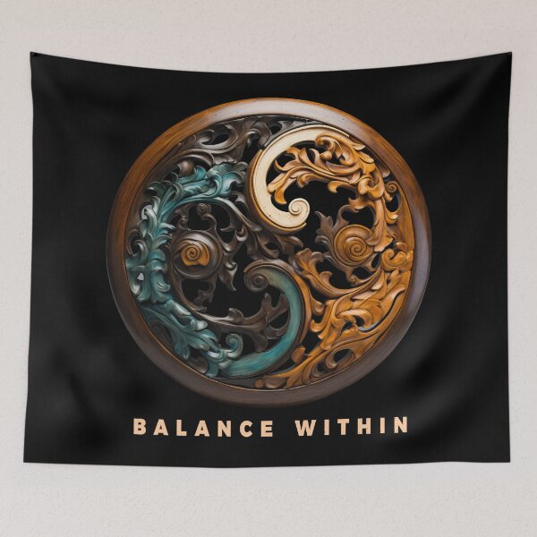 Item preview, Yin Yang - Balance Within - Zen Harmony - Sacred Symbols designed and sold by Mindful-Designs.
