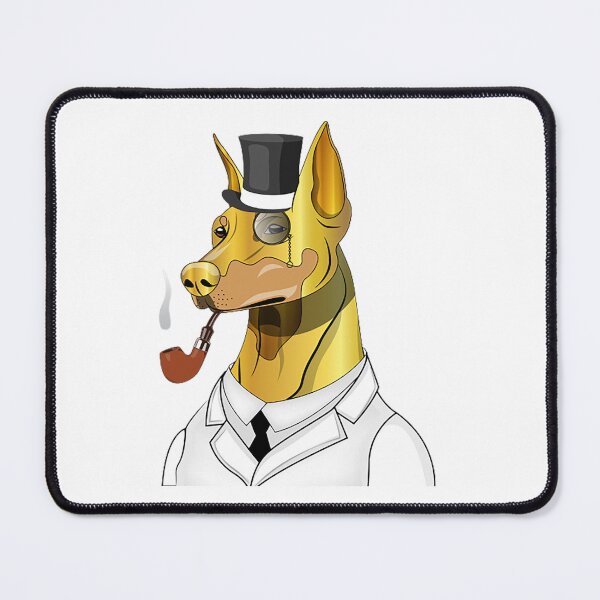 Item preview, Classy Dog with Pipe designed and sold by DesignsByElias.