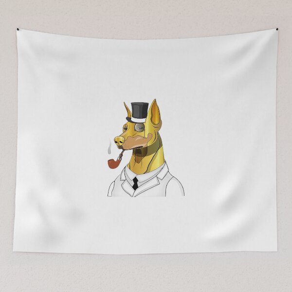 Item preview, Classy Dog with Pipe designed and sold by DesignsByElias.