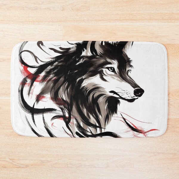Item preview, Chinese Style Ink Wolf designed and sold by Lukasz Kobylka.