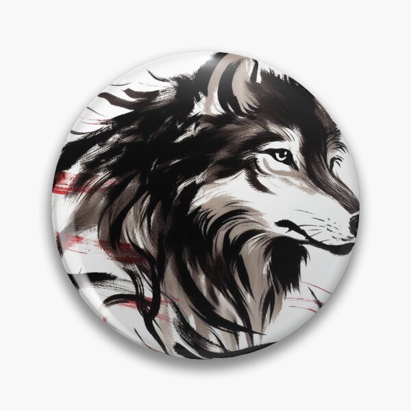 Item preview, Chinese Style Ink Wolf designed and sold by Lukasz Kobylka.
