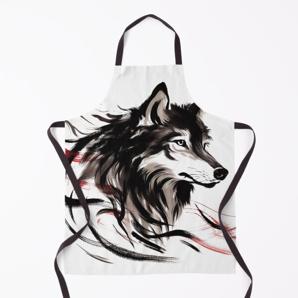Item preview, Chinese Style Ink Wolf designed and sold by Lukasz Kobylka.