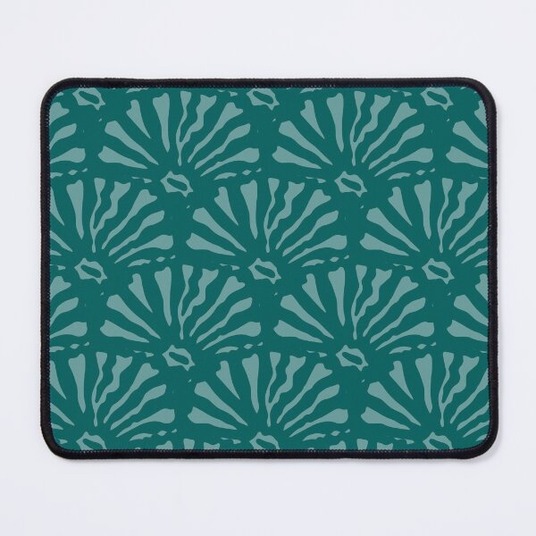 Item preview, Teal mushroom fans designed and sold by Anne-Leue.
