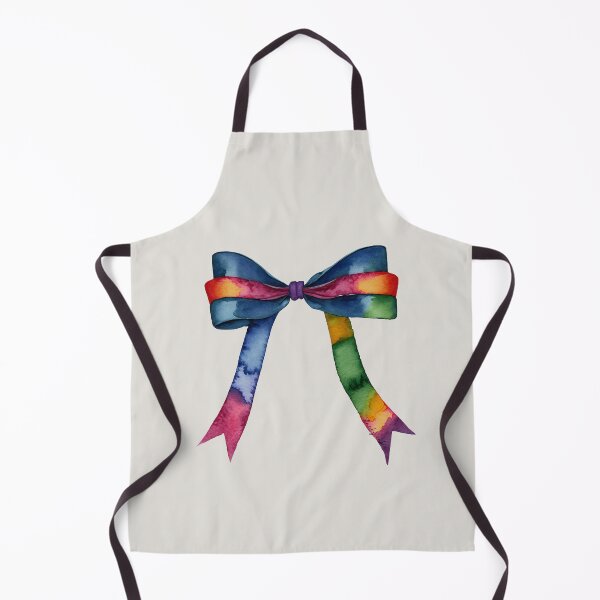 Item preview, AP267-15 Colorful Watercolor Ribbon Bow designed and sold by DuckyRubin.
