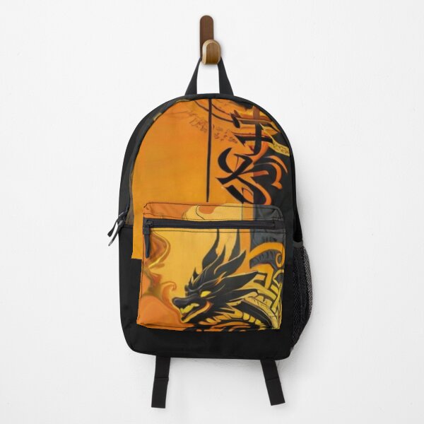 Item preview, Abstract dragon of fire and kanji, Akelarre designed and sold by AkelarreDesigns.