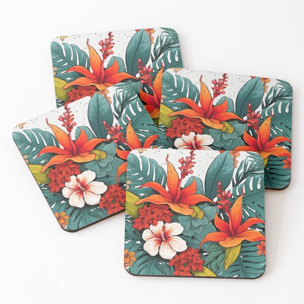 Item preview, Hibiscus Flowers and Tropical Plants designed and sold by SunnMoonHB.