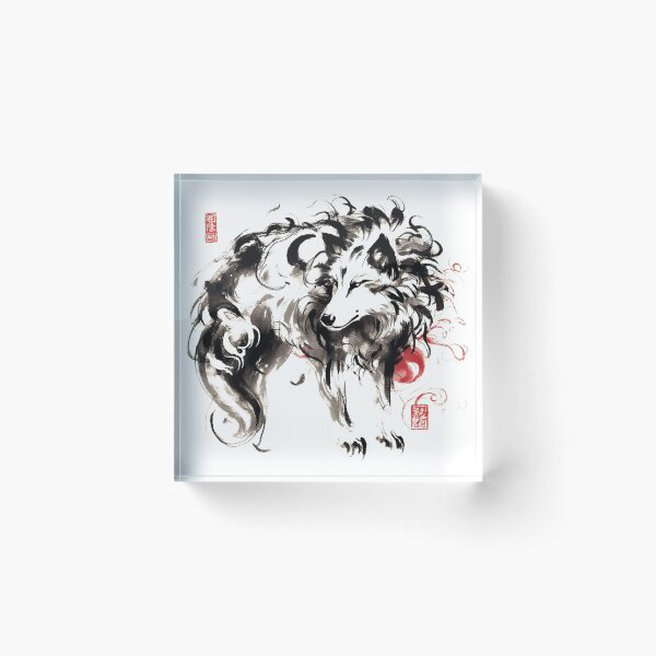 Item preview, Chinese Style Ink Wolf designed and sold by Lukasz Kobylka.